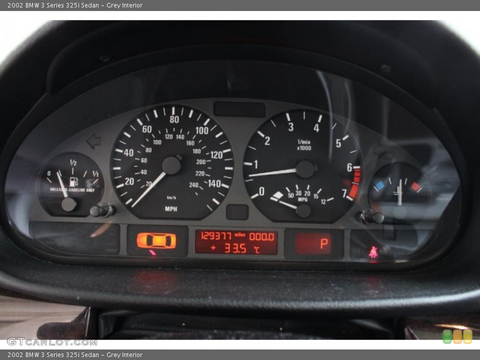 Grey Interior Gauges for the 2002 BMW 3 Series 325i Sedan #85839230