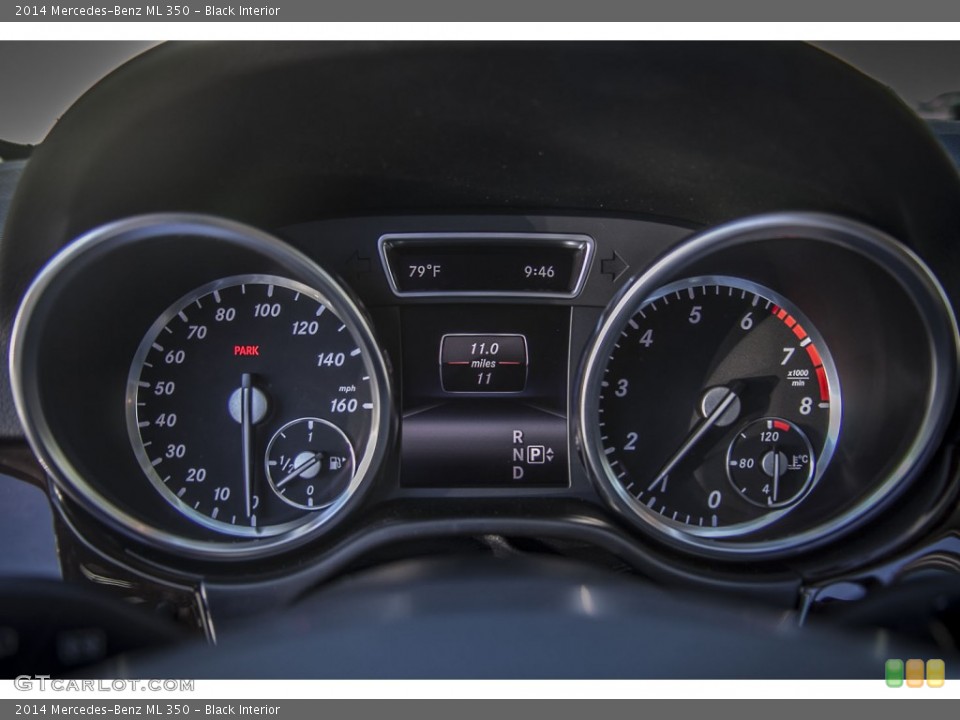 Black Interior Gauges for the 2014 Mercedes-Benz ML 350 #85839355