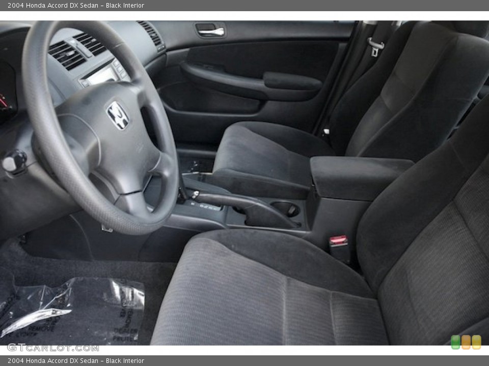 Black Interior Front Seat for the 2004 Honda Accord DX Sedan #85840873