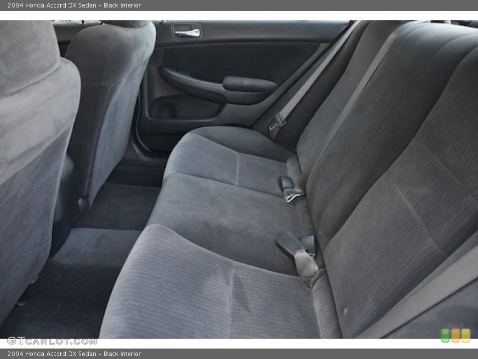 Black Interior Rear Seat for the 2004 Honda Accord DX Sedan #85840891