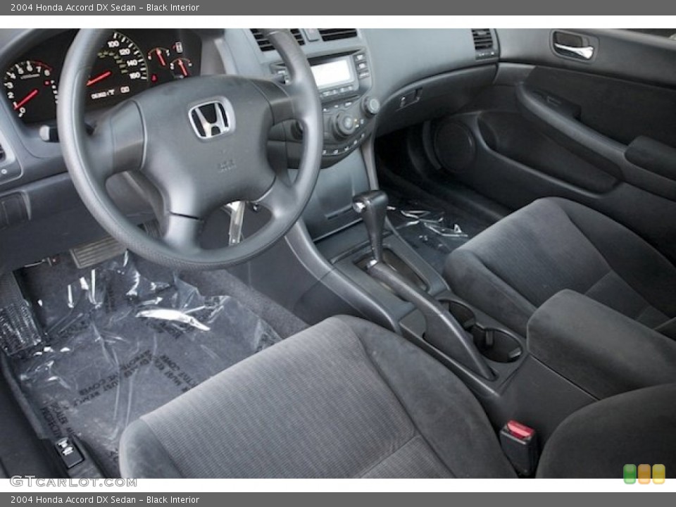 Black Interior Prime Interior for the 2004 Honda Accord DX Sedan #85841041