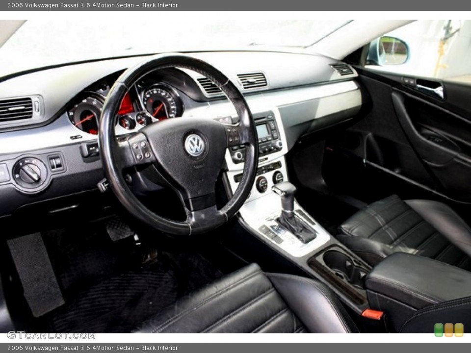 Black Interior Photo for the 2006 Volkswagen Passat 3.6 4Motion Sedan #85841068