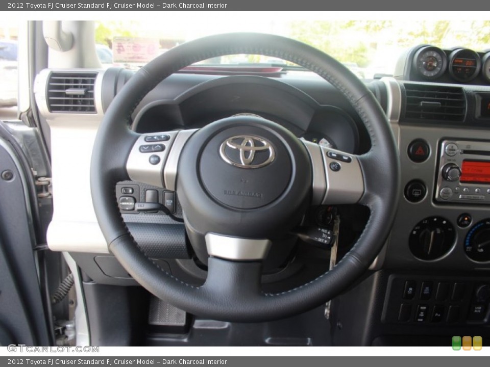 Dark Charcoal Interior Steering Wheel for the 2012 Toyota FJ Cruiser  #85841497