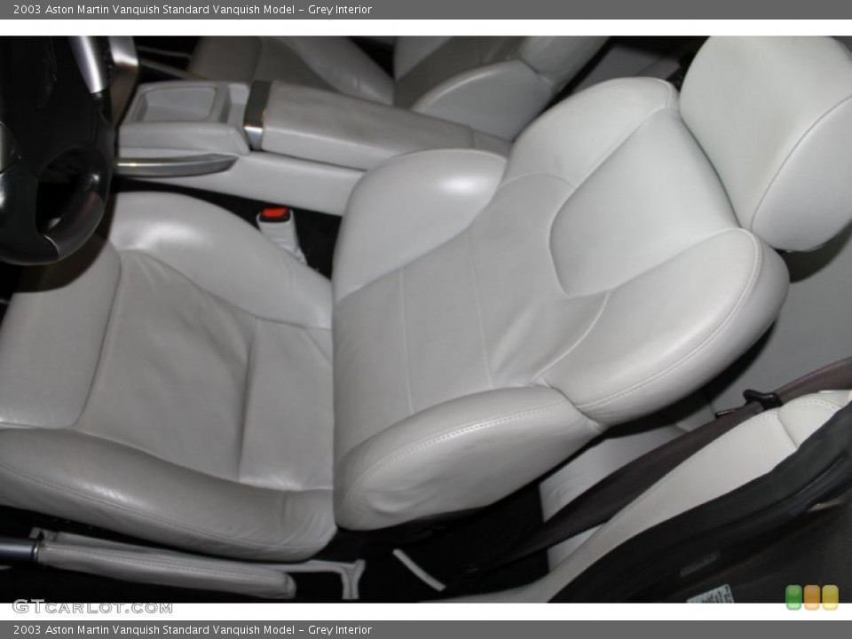 Grey Interior Front Seat for the 2003 Aston Martin Vanquish  #85844455
