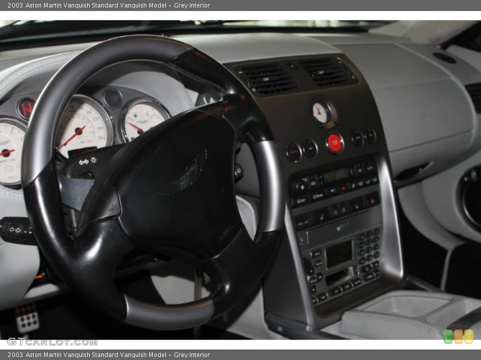 Grey Interior Dashboard for the 2003 Aston Martin Vanquish  #85844474