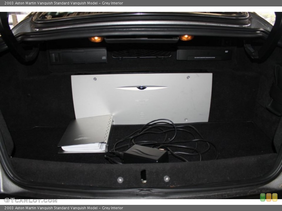 Grey Interior Trunk for the 2003 Aston Martin Vanquish  #85844698