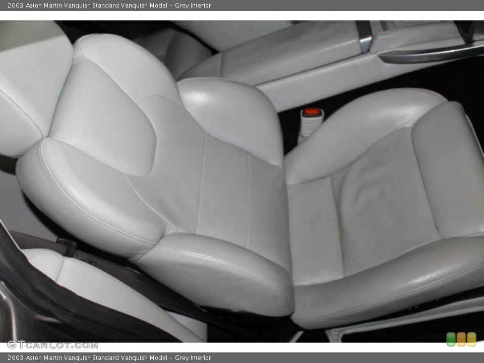 Grey 2003 Aston Martin Vanquish Interiors