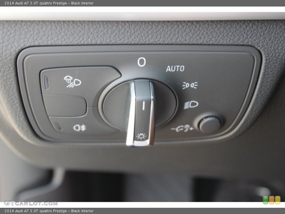 Black Interior Controls for the 2014 Audi A7 3.0T quattro Prestige #85845787
