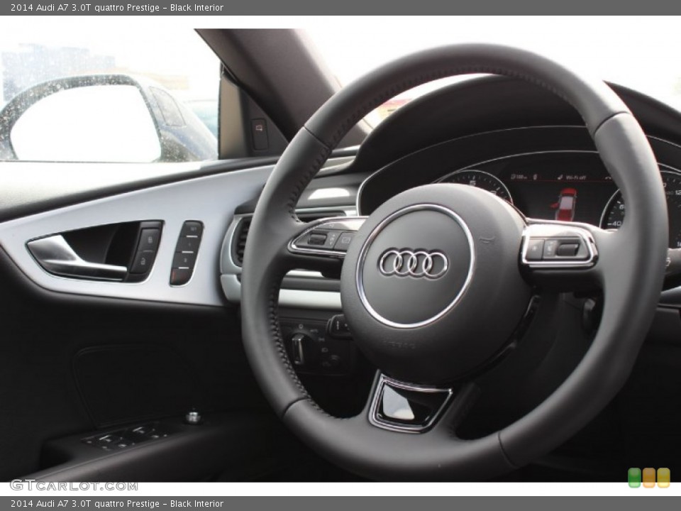 Black Interior Steering Wheel for the 2014 Audi A7 3.0T quattro Prestige #85845877