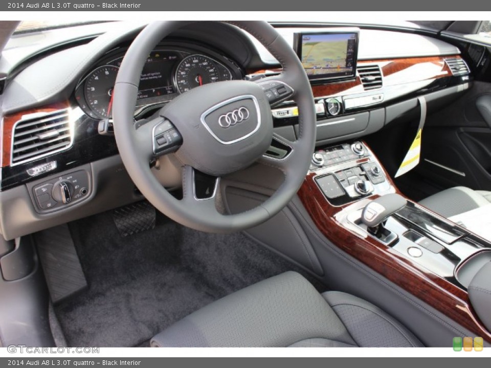 Black Interior Prime Interior for the 2014 Audi A8 L 3.0T quattro #85846357