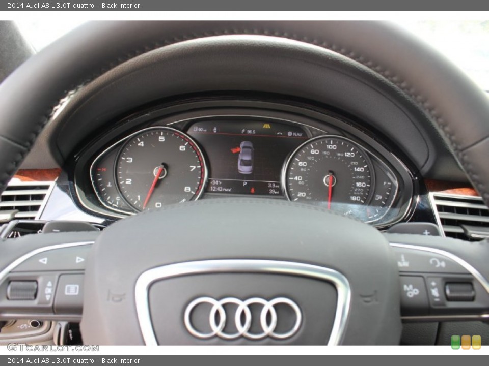 Black Interior Gauges for the 2014 Audi A8 L 3.0T quattro #85846699