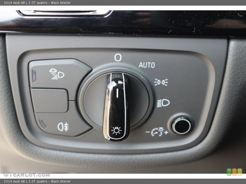 Black Interior Controls for the 2014 Audi A8 L 3.0T quattro #85846714