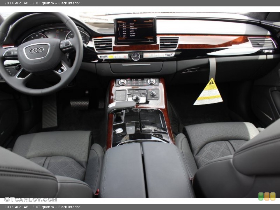 Black Interior Dashboard for the 2014 Audi A8 L 3.0T quattro #85846777