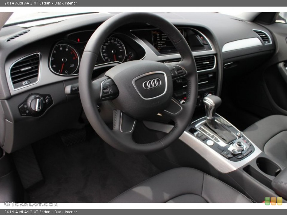Black Interior Dashboard for the 2014 Audi A4 2.0T Sedan #85849225
