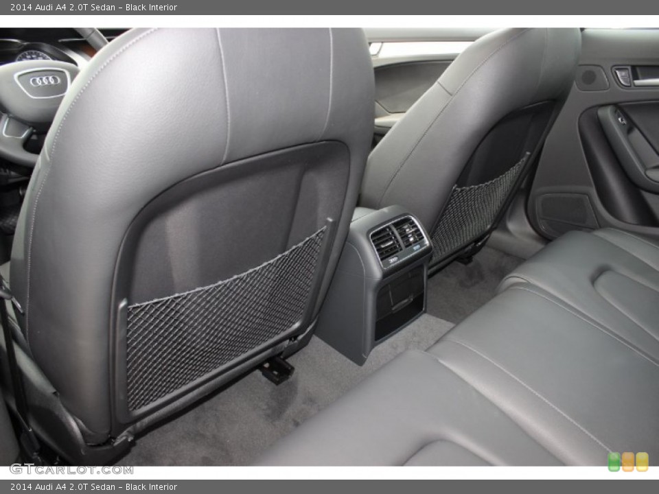 Black Interior Rear Seat for the 2014 Audi A4 2.0T Sedan #85849510