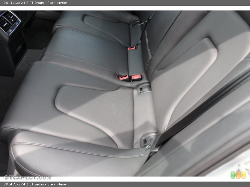 Black Interior Rear Seat for the 2014 Audi A4 2.0T Sedan #85849525