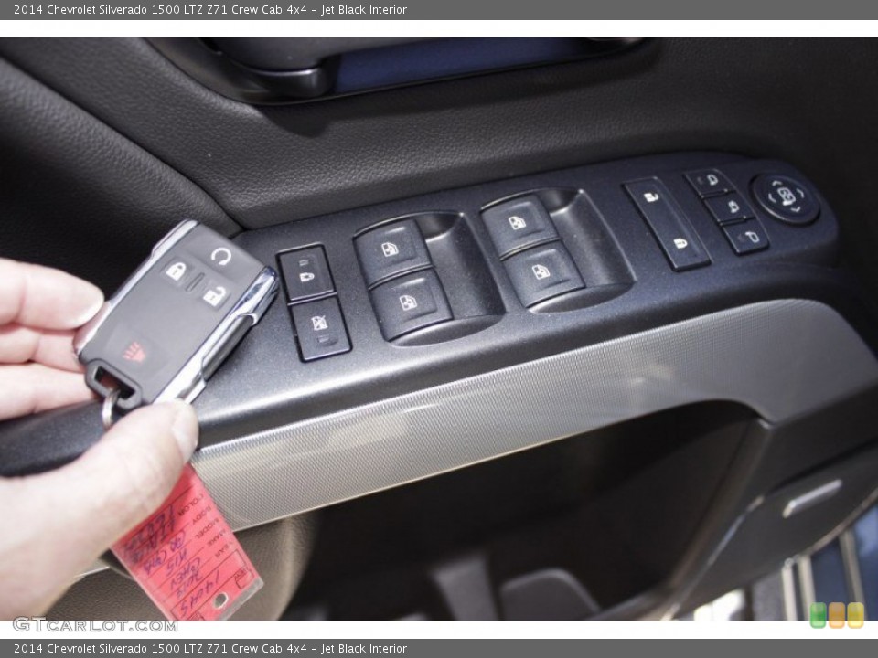 Jet Black Interior Controls for the 2014 Chevrolet Silverado 1500 LTZ Z71 Crew Cab 4x4 #85850597