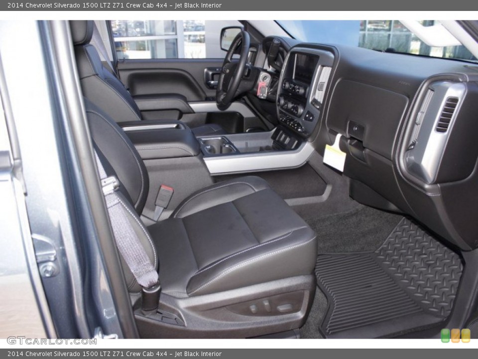 Jet Black Interior Photo for the 2014 Chevrolet Silverado 1500 LTZ Z71 Crew Cab 4x4 #85850606