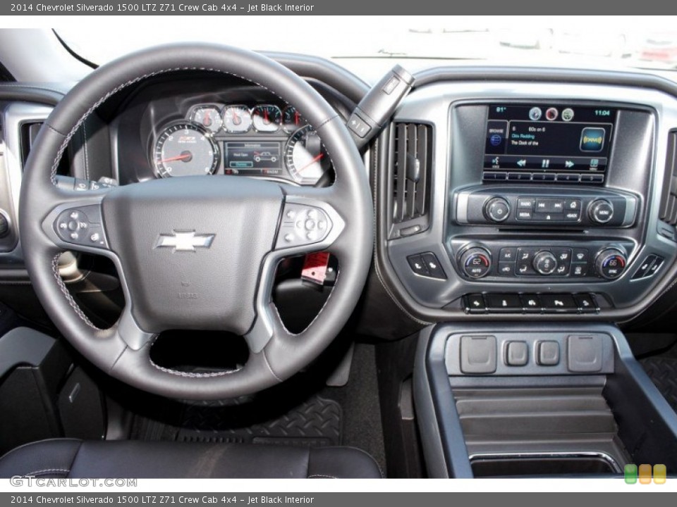Jet Black Interior Dashboard for the 2014 Chevrolet Silverado 1500 LTZ Z71 Crew Cab 4x4 #85850614