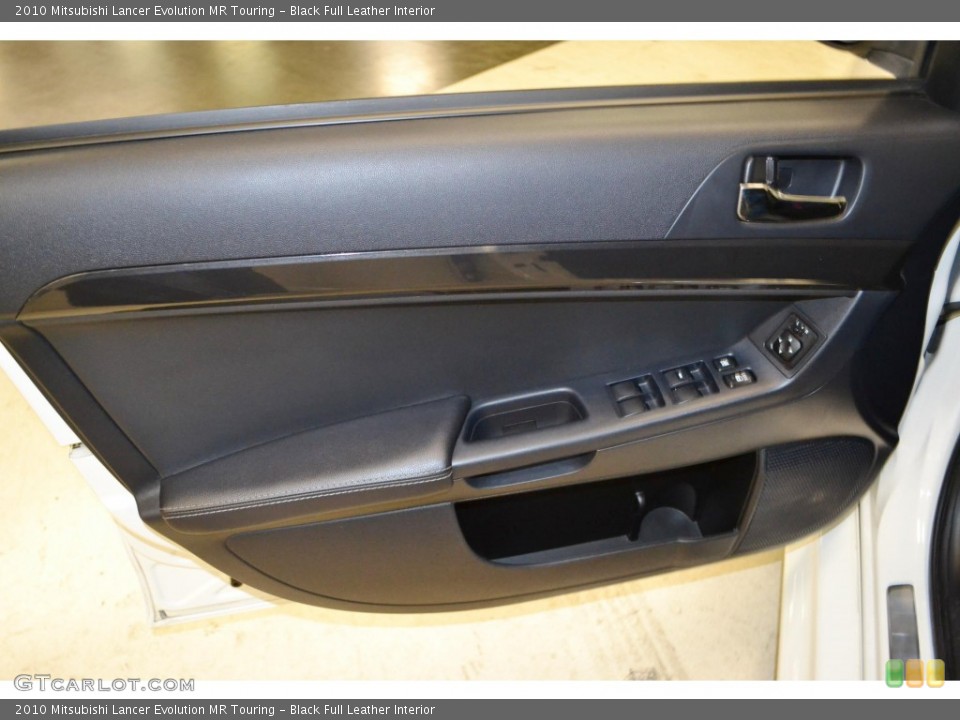 Black Full Leather Interior Door Panel for the 2010 Mitsubishi Lancer Evolution MR Touring #85850617