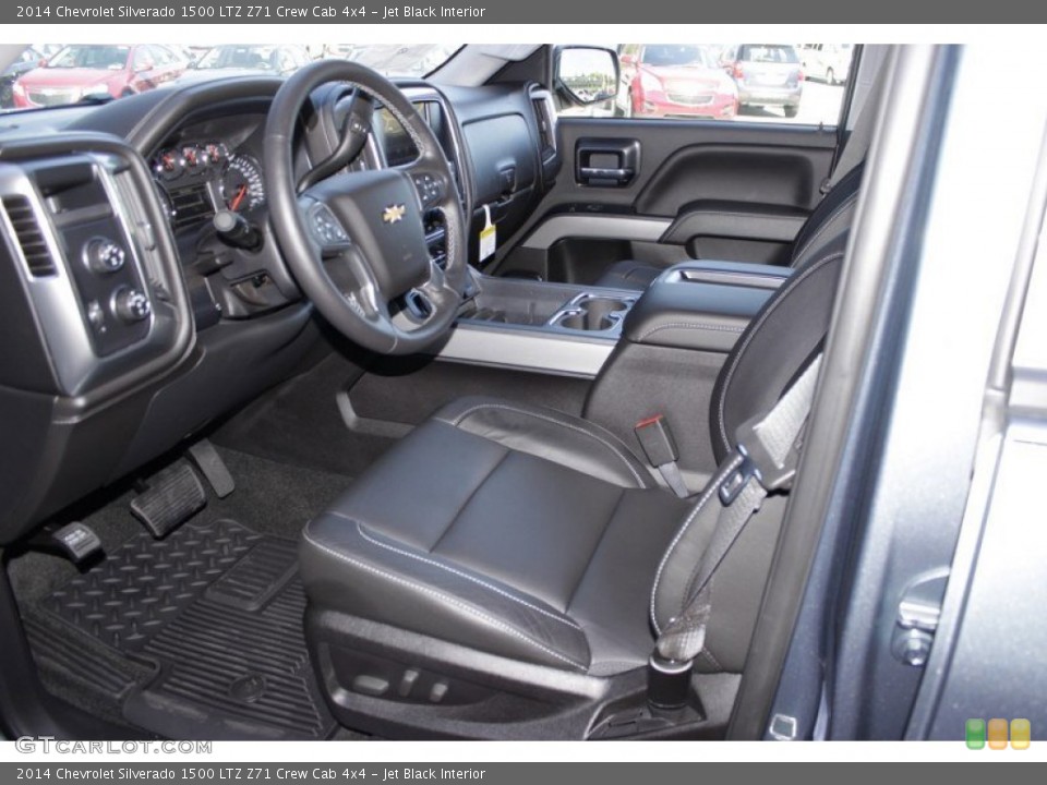 Jet Black Interior Prime Interior for the 2014 Chevrolet Silverado 1500 LTZ Z71 Crew Cab 4x4 #85850689