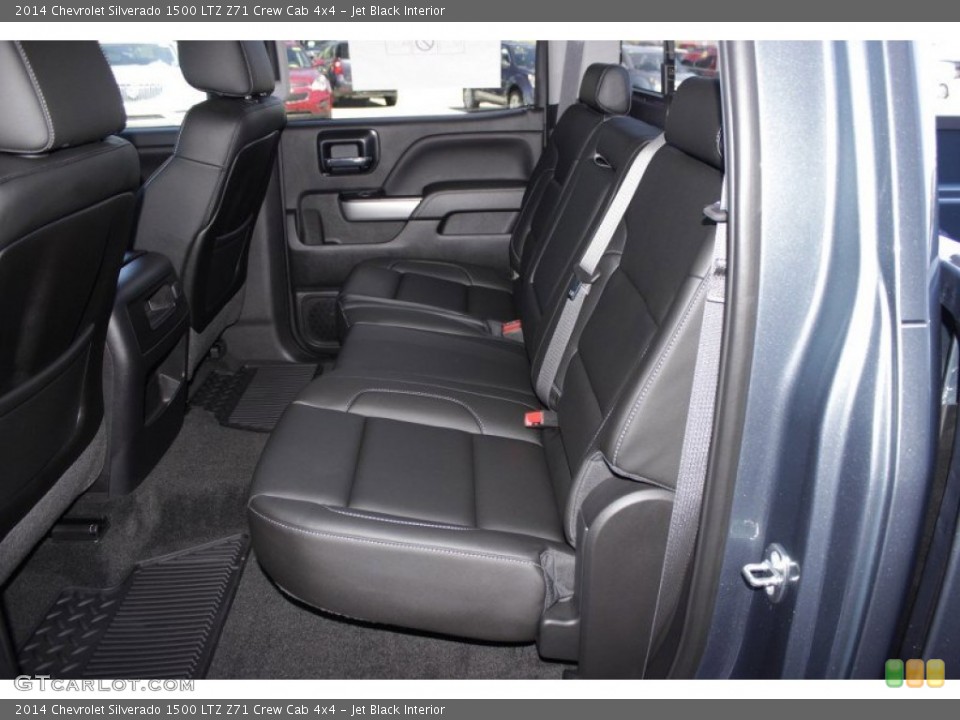 Jet Black Interior Rear Seat for the 2014 Chevrolet Silverado 1500 LTZ Z71 Crew Cab 4x4 #85850695