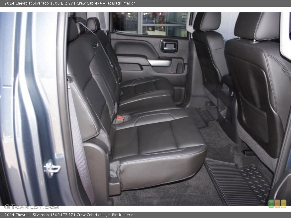 Jet Black Interior Rear Seat for the 2014 Chevrolet Silverado 1500 LTZ Z71 Crew Cab 4x4 #85850704