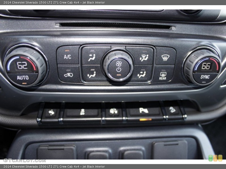 Jet Black Interior Controls for the 2014 Chevrolet Silverado 1500 LTZ Z71 Crew Cab 4x4 #85850725