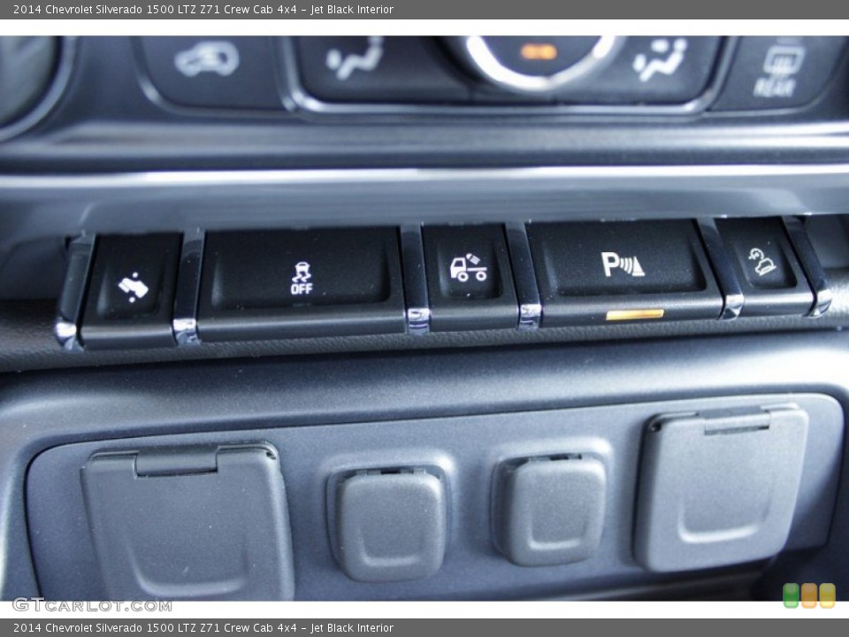 Jet Black Interior Controls for the 2014 Chevrolet Silverado 1500 LTZ Z71 Crew Cab 4x4 #85850731