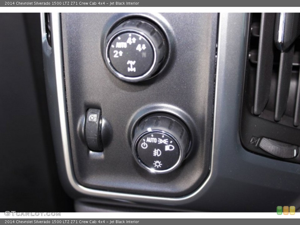 Jet Black Interior Controls for the 2014 Chevrolet Silverado 1500 LTZ Z71 Crew Cab 4x4 #85850746