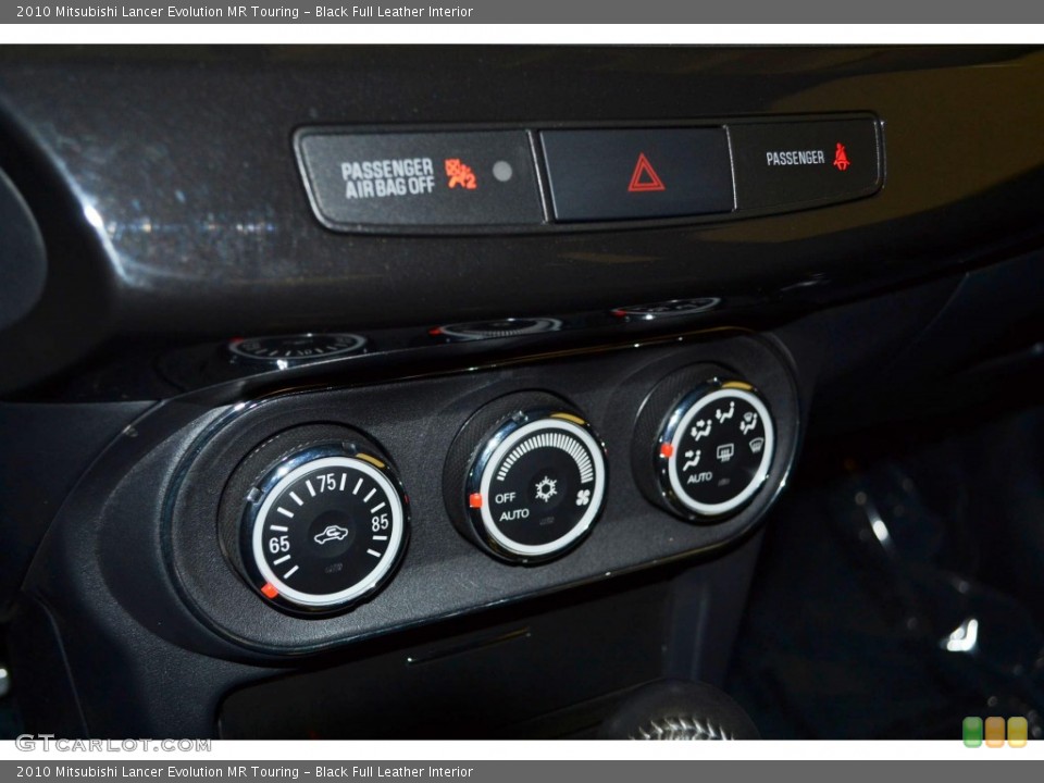 Black Full Leather Interior Controls for the 2010 Mitsubishi Lancer Evolution MR Touring #85850749