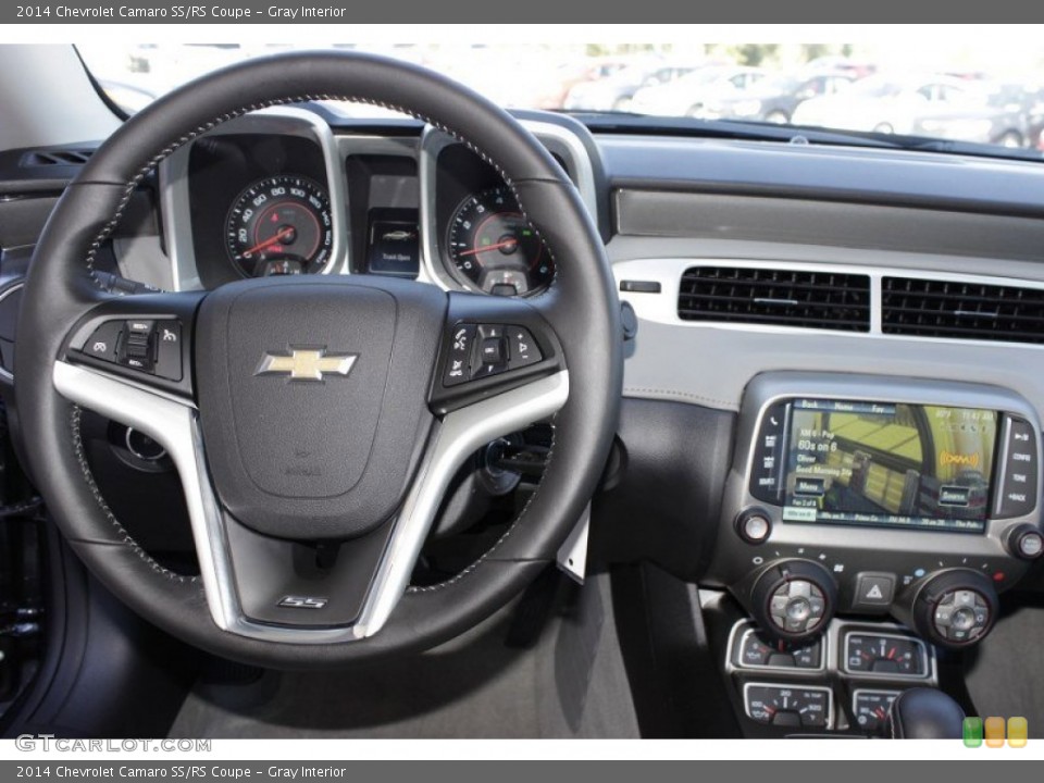 Gray Interior Steering Wheel for the 2014 Chevrolet Camaro SS/RS Coupe #85850866