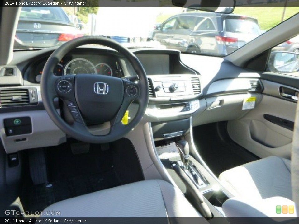 Gray Interior Prime Interior for the 2014 Honda Accord LX Sedan #85850875