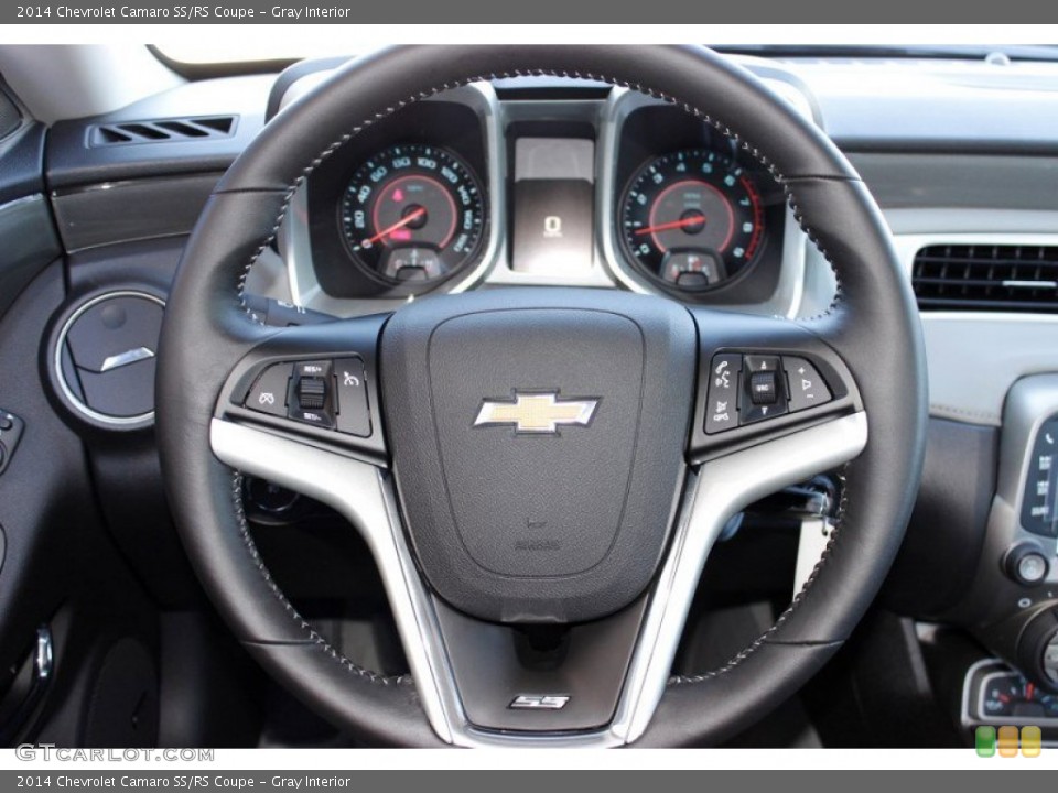 Gray Interior Steering Wheel for the 2014 Chevrolet Camaro SS/RS Coupe #85851031