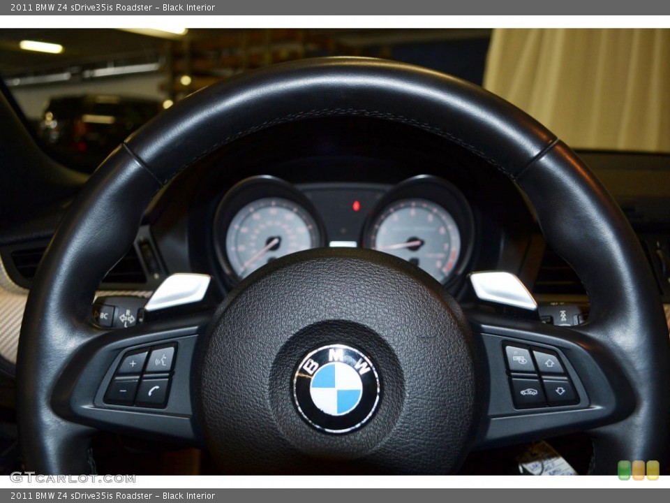 Black Interior Steering Wheel for the 2011 BMW Z4 sDrive35is Roadster #85851085