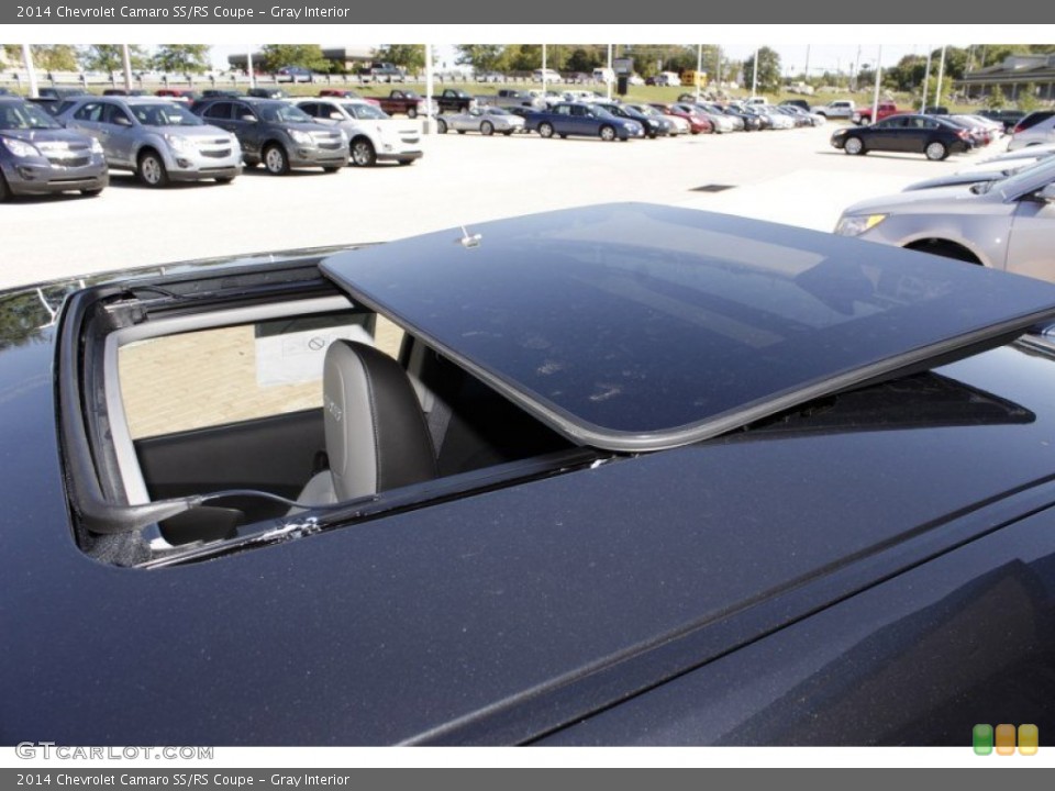 Gray Interior Sunroof for the 2014 Chevrolet Camaro SS/RS Coupe #85851091