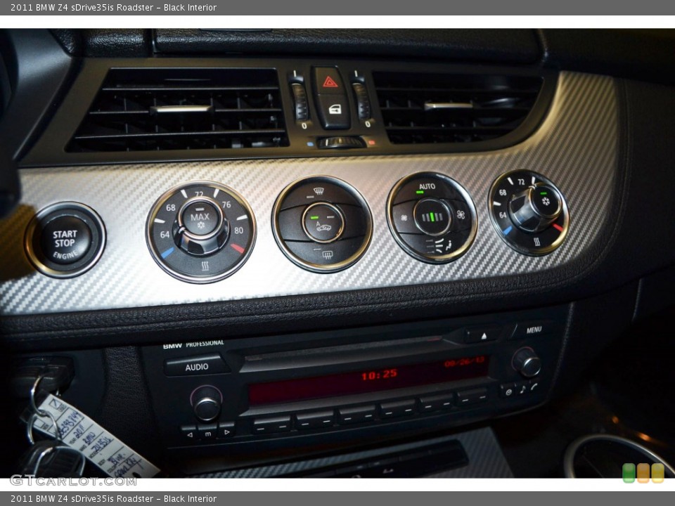 Black Interior Controls for the 2011 BMW Z4 sDrive35is Roadster #85851102