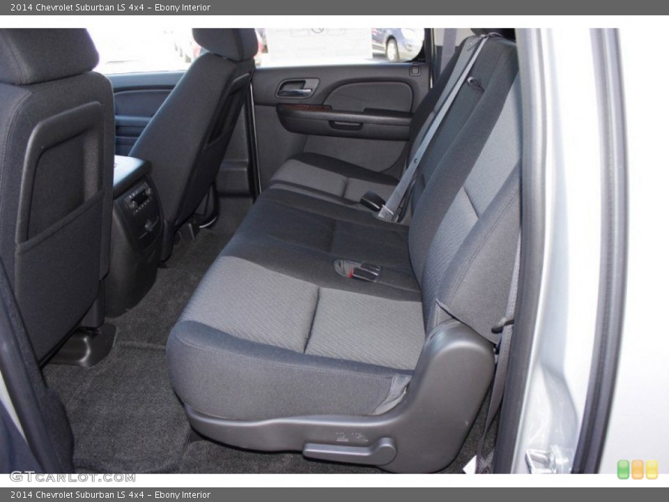 Ebony Interior Rear Seat for the 2014 Chevrolet Suburban LS 4x4 #85851223