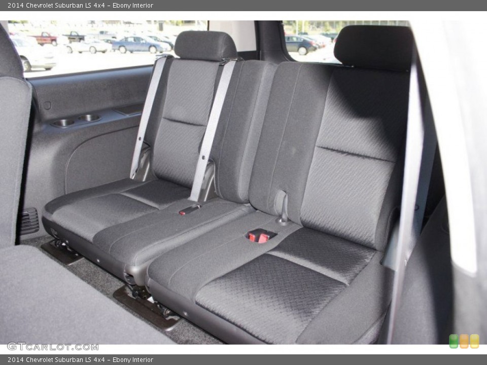 Ebony Interior Rear Seat for the 2014 Chevrolet Suburban LS 4x4 #85851229