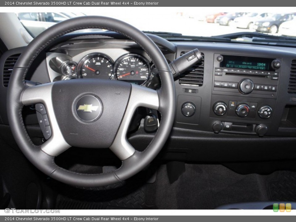 Ebony Interior Dashboard for the 2014 Chevrolet Silverado 3500HD LT Crew Cab Dual Rear Wheel 4x4 #85851388