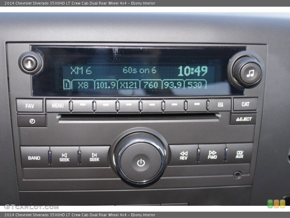 Ebony Interior Audio System for the 2014 Chevrolet Silverado 3500HD LT Crew Cab Dual Rear Wheel 4x4 #85851397