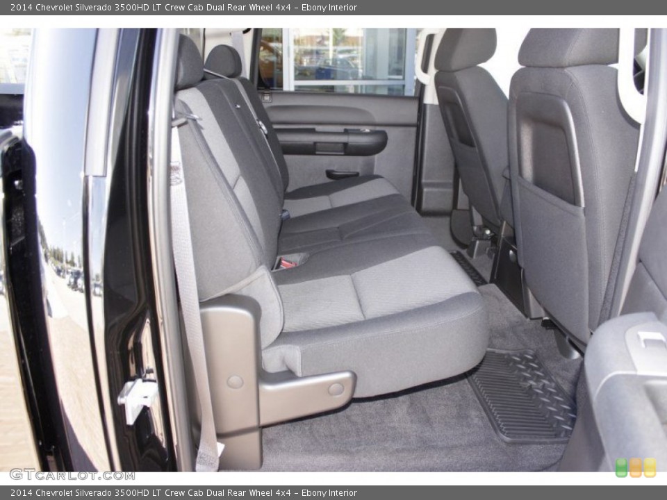 Ebony Interior Rear Seat for the 2014 Chevrolet Silverado 3500HD LT Crew Cab Dual Rear Wheel 4x4 #85851490