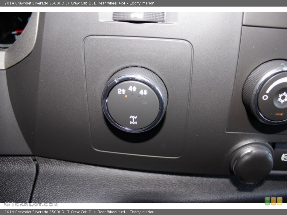Ebony Interior Controls for the 2014 Chevrolet Silverado 3500HD LT Crew Cab Dual Rear Wheel 4x4 #85851517