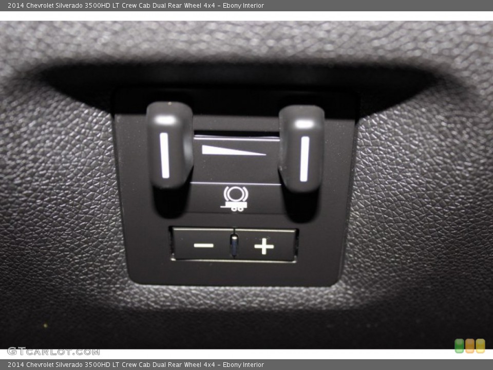 Ebony Interior Controls for the 2014 Chevrolet Silverado 3500HD LT Crew Cab Dual Rear Wheel 4x4 #85851526