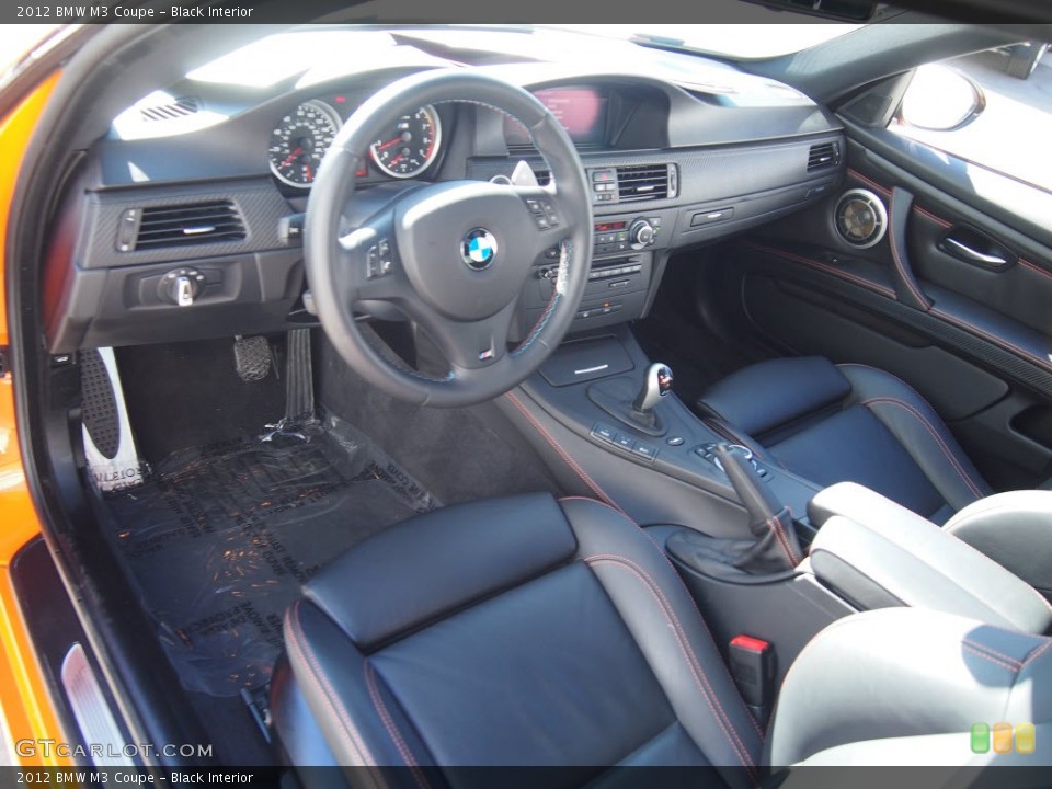 Black Interior Prime Interior for the 2012 BMW M3 Coupe #85851763