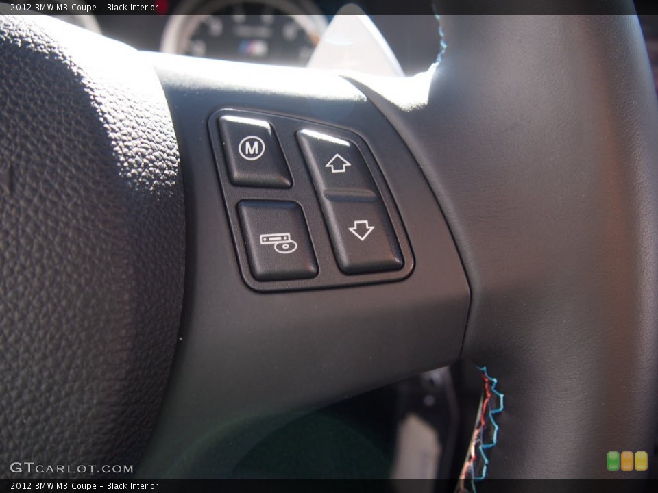 Black Interior Controls for the 2012 BMW M3 Coupe #85851826