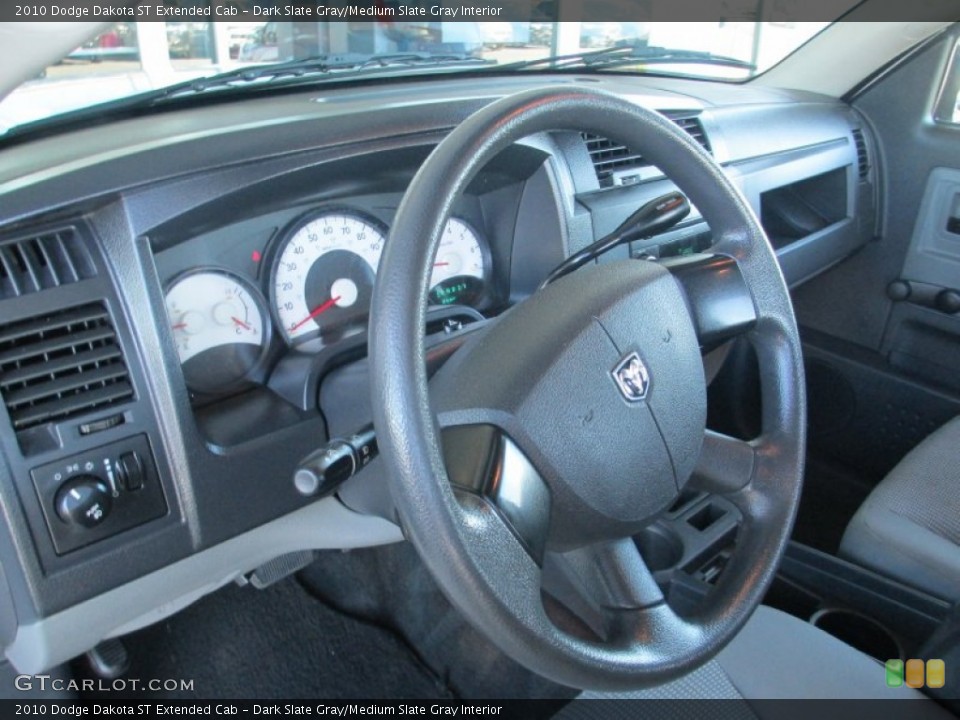 Dark Slate Gray/Medium Slate Gray Interior Steering Wheel for the 2010 Dodge Dakota ST Extended Cab #85852366