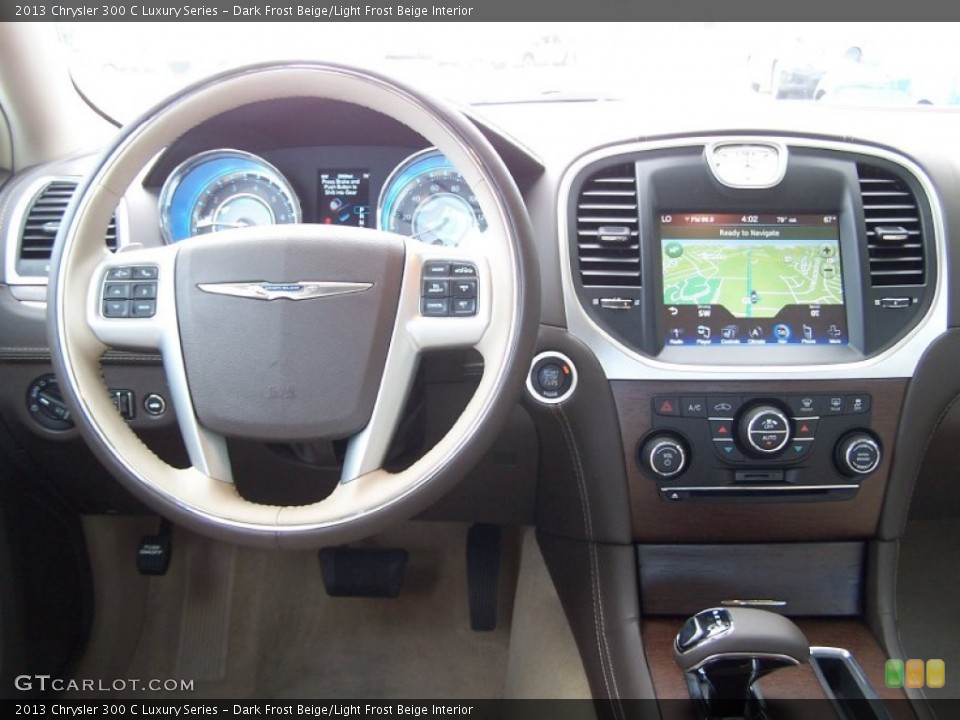 Dark Frost Beige/Light Frost Beige Interior Dashboard for the 2013 Chrysler 300 C Luxury Series #85853425