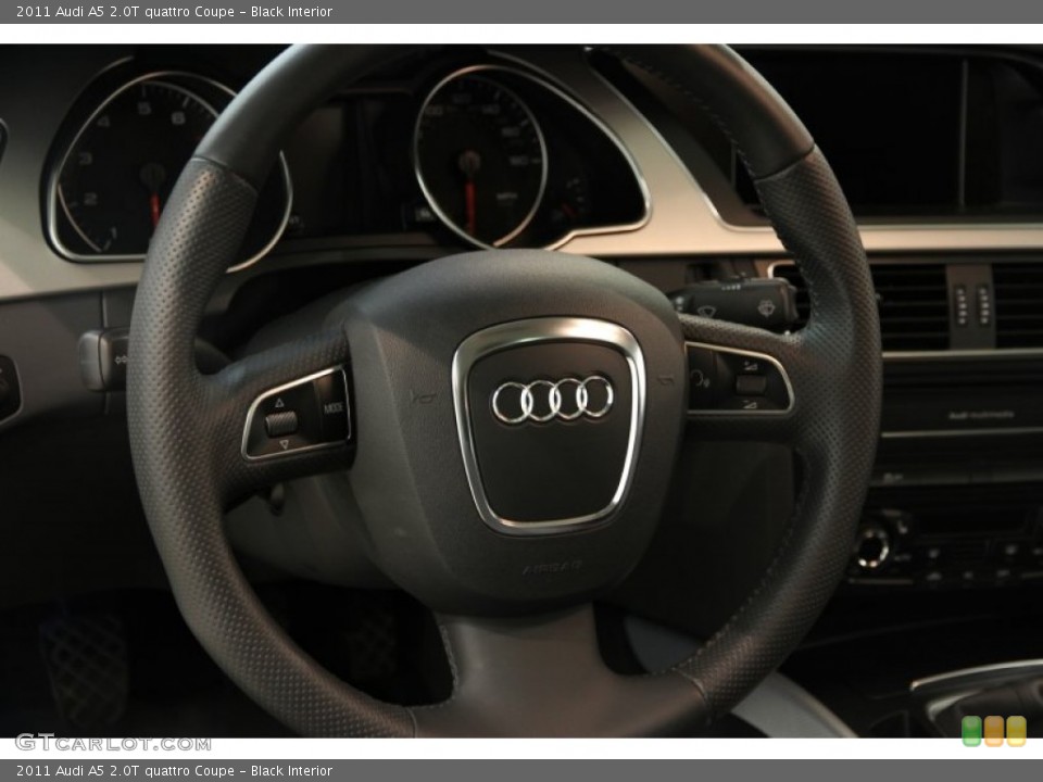 Black Interior Steering Wheel for the 2011 Audi A5 2.0T quattro Coupe #85855087