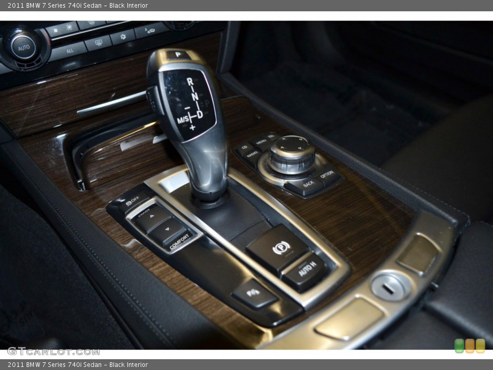 Black Interior Transmission for the 2011 BMW 7 Series 740i Sedan #85855708
